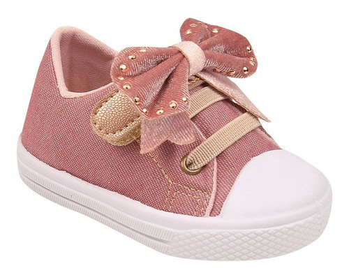 Tenis Infantil Feminino Menina Tênis Casual Barato Laço Moda