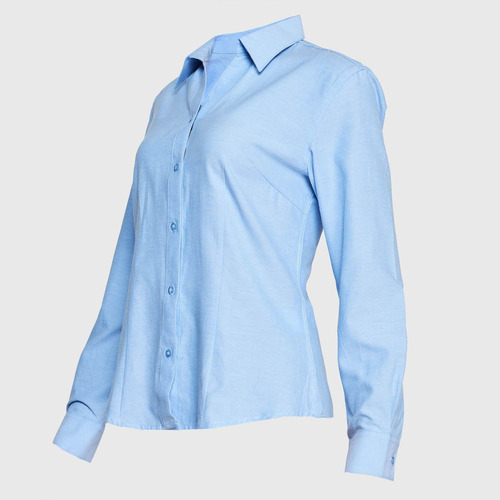Jayson Blusa Oxford Cuello V M/l
