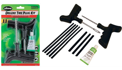 Imagen 2 de 8 de Kit Reparacion Neumatico Tarugo Safety Slime 2040a Motoscba