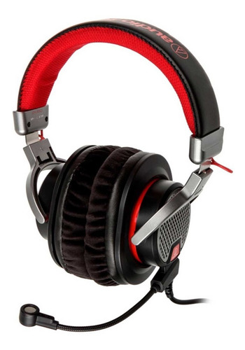 Auriculares Gamer Premium Audio Technica Ath-pdg1 Mic Pc Ps4 Color Negro