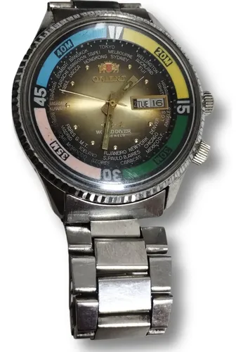 Relógio Orient World Diver F469620a-71 Automático 21 Jewels
