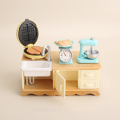 Juego De Gabinetes De Cocina En Miniatura, Accesorios De