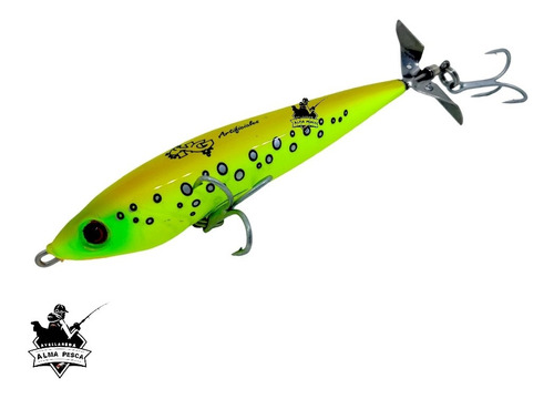 Señuelo Ng Tnt Turbo 14cm Dorado Hélice 