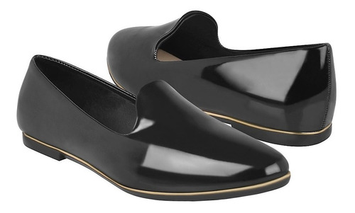 Zapatos Casuales Para Dama Stylo 435 Negro Oro