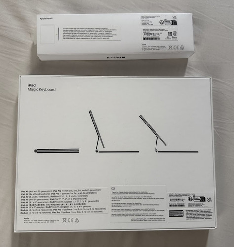 Ipad Pro 11 4ta Gen 256gb - Apple + Magic Keyboad + Pencil Gris Claro (Usado)