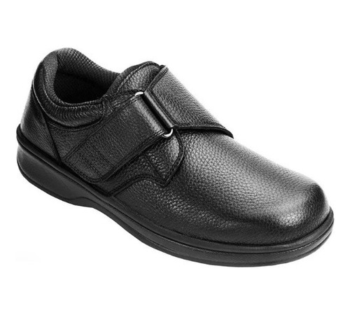 Zapato Hombre Velcro Cuero Talle 49,5 Ideal Persona Mayor 