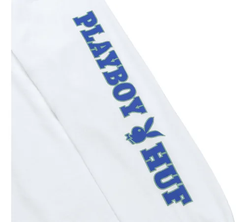 Polera Huf Playboy Bunny Hombre Blanco