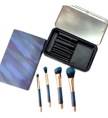 Kit Brochas Maquillaje Profesionales Magnéticas Portátiles