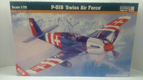 P-51b Swiss Air Force 1:72 Mistercraft Milouhobbies C-51 