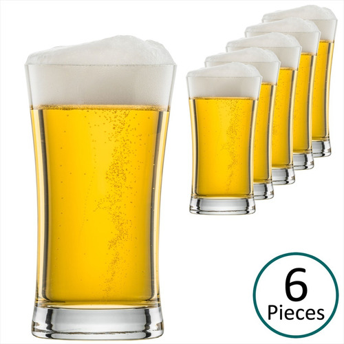 6 Copos De Cerveja Cristal Pale Beer 262ml - Schott Zwiesel