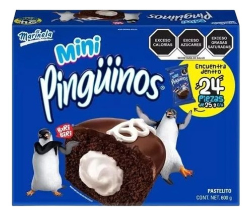Mini Pingüinos Marinela 24 Pack