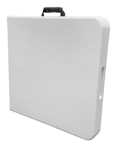 Mesa Plegable De Plástico 1.22 Mts Tipo Portafolio Dasel Color Blanco