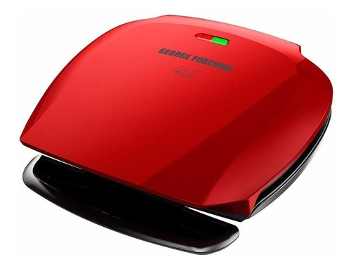 Parrilla eléctrica George Foreman GR2080 120V roja
