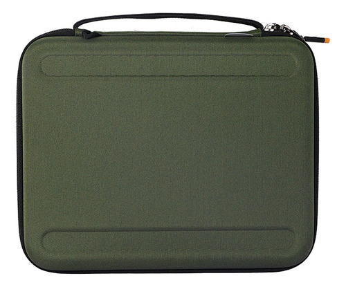 Wiwu Parallel Hardshell Bag Bolso Accesorios Y Tablet 11 Color Verde Diseño De La Tela Liso