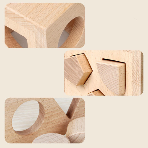 Classificador De Formas De Madeira Brinquedo Educacional De