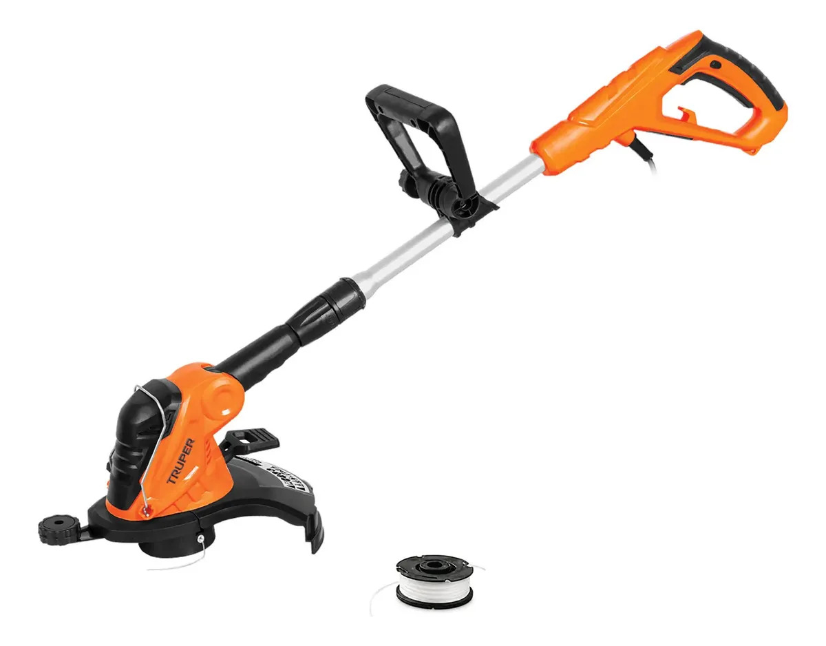 Desbrozadora eléctrica 550 W 13'' de corte Truper DES-550 color naranja