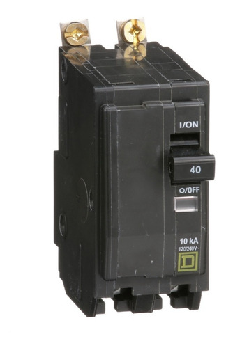 Imagen 1 de 1 de Interruptor Termomagnético Qob 2p 40a Schneider Qob240.