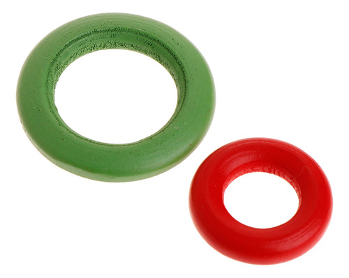 (2 #mold) Anillos De Madera Natural, Lisos Y Coloridos, Unif