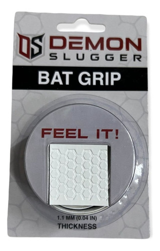 Grip Para Bat De Béisbol Softbol Demon Slugger Blanco
