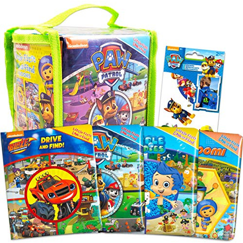 Nickelodeon Look And Find Books Set Paquete Para Niños Pequ