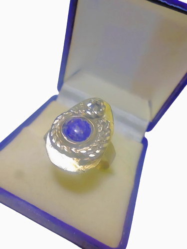 Anillo Piedra Lapislazuli Alpaca 