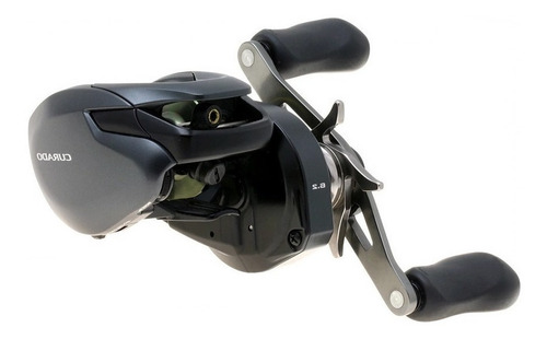 Imagen 2 de 4 de Reel rotativo Shimano Curado K 201XGK izquierdo color negro