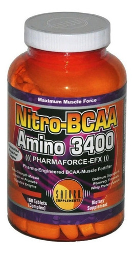 Nitro Bcaa Saturn® X 160 Tabs - Aumento Muscular & Fuerza