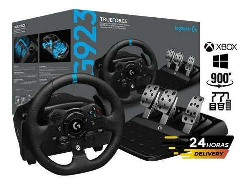 Logitech G923 Racing Wheel And Pedals For Pc & Xbox