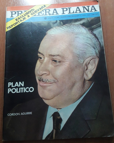 Revista Primera Plana N°409  1 De Diciembre De 1970