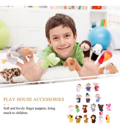 18 Juguetes Educativos Finger Puppets Story Time Finger Pupp