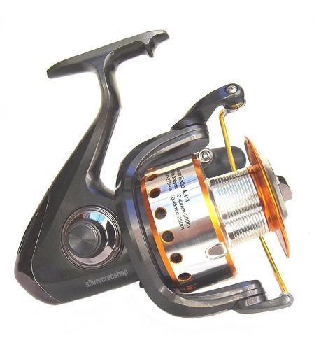 Equipo Pesca Corvina Caña 4.20 X 3 Trm + Reel Frontal Fuerte
