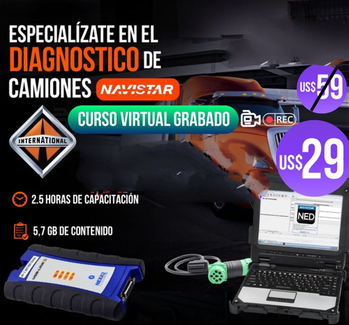 Curso Diagnóstico Camiones Internacional- Navistar +