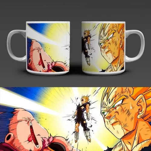 Caneca de Porcelana Dragon Ball Z Com Nome Super Saiyajin