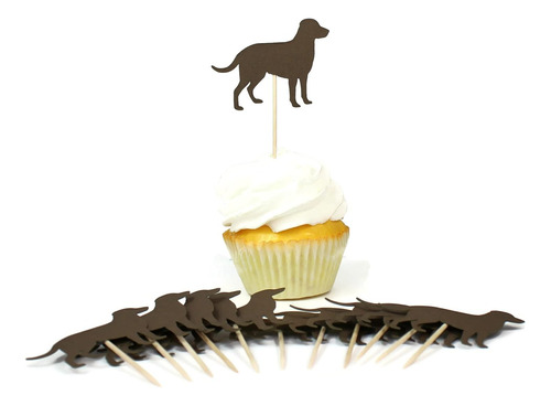 Toppers De Cupcakes De Labrador Retriever | Paquete De ...