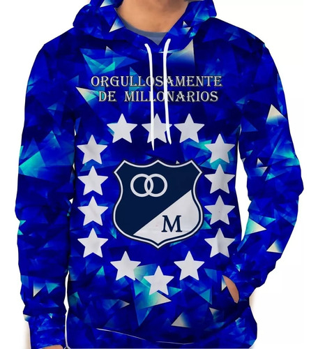 Chompa Buzo Saco Sudadera Hoddie Millonarios Fc