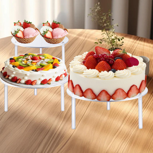 .s Juego De Soporte Para Pasteles De Acrílico Soporte Para