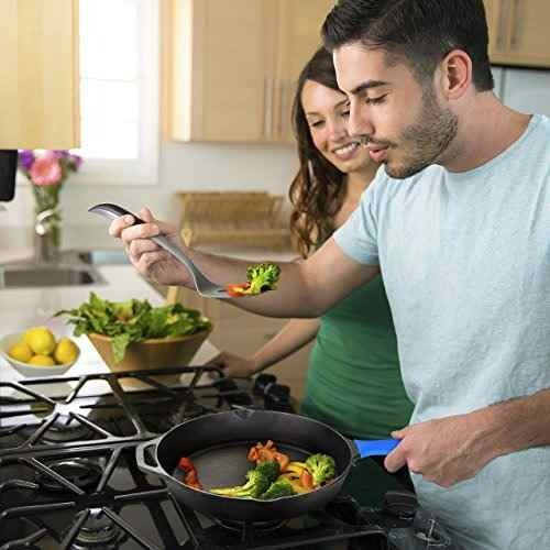 Imagen 6 de 7 de Sartén De Hierro Fundido Kookantage Utensilios De Cocina Pre
