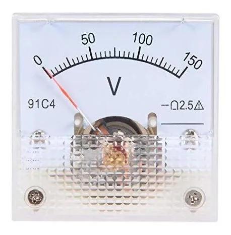 comprar Gauge Uxcell Dc 0-150v Analog Panel De Voltaje Volt Meter 91