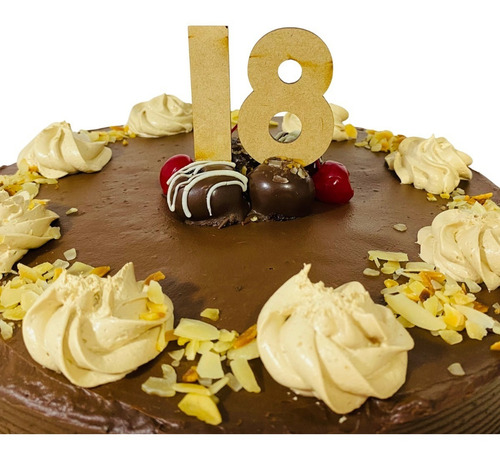 Imagen 5 de 10 de Numeros Cake Toppers Letreros Para Pastel Decoracion Fiesta