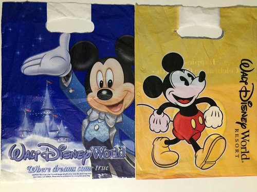 2 Bolsas Walt Disney Word Resort 2004 Mickey Mouse