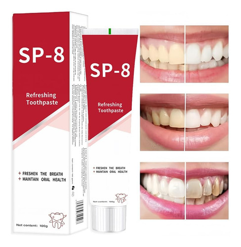 2024 Sp 8 Pasta De Dientes Ultra Blanqueadora, Pasta De