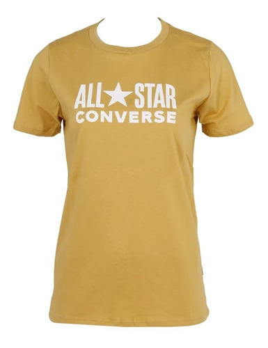 Remera Converse All Star Mostaza  Unisex