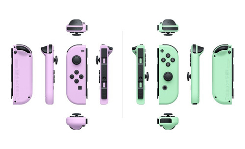 Imagen 3 de 3 de Joy Con Controllers Pastel L Purple R Green- Nintendo Switch