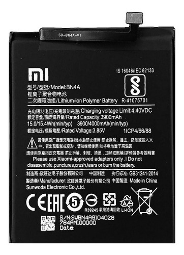Bateria Pila Xiaomi Redmi Note 7 Note 7 Pro Bn4a 