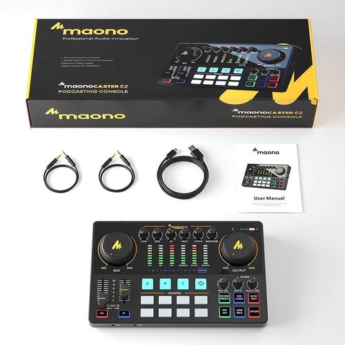 Imagen 5 de 10 de Maono Ame2 E2 Consola Interface Produccion Podcast Youtube