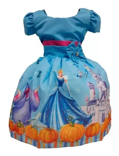 cinderela vestido festa infantil - Pesquisa Google  Vestidos de princesa  da disney, Fantasia cinderela, Fantasias infantis