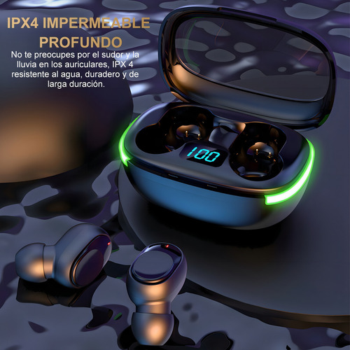 Audífonos Inalámbricos Bluetooth Función Carga Inalámbrica