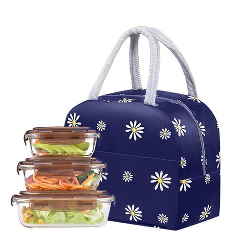 Bolsa Térmica Térmica Para Almuerzo Daisy Flower Para Mujer