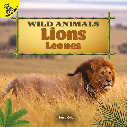 Libro: Wild Animals Lions, 0-1 Años (inglés Y Español) E