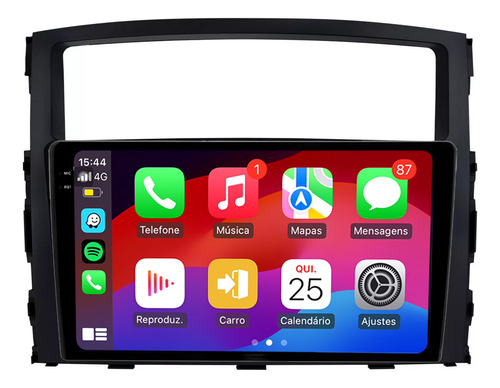 Multimidia Pajero Full 07/12 9p Android Carplay Iplay 64gb
